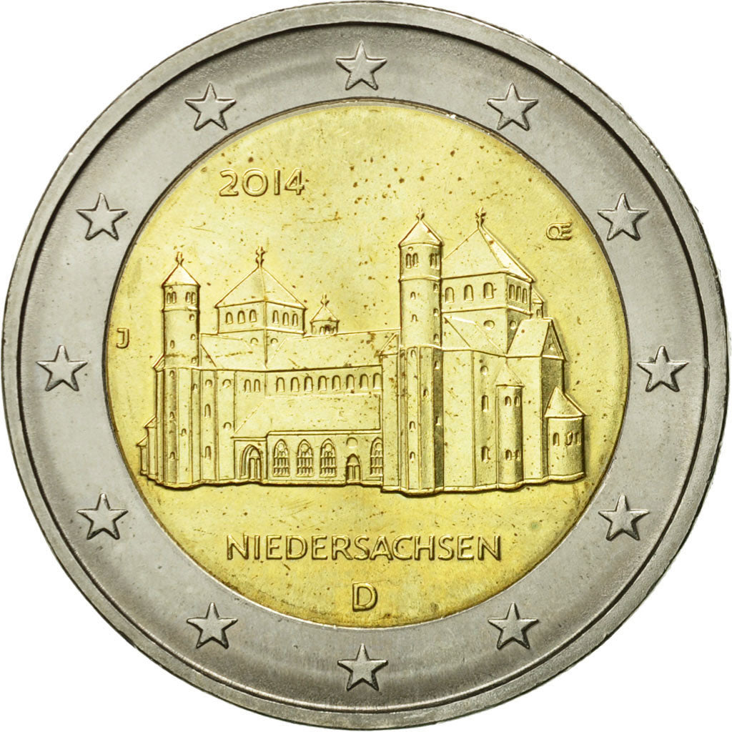 Germania,
2 euro,
Eglise Saint Michel